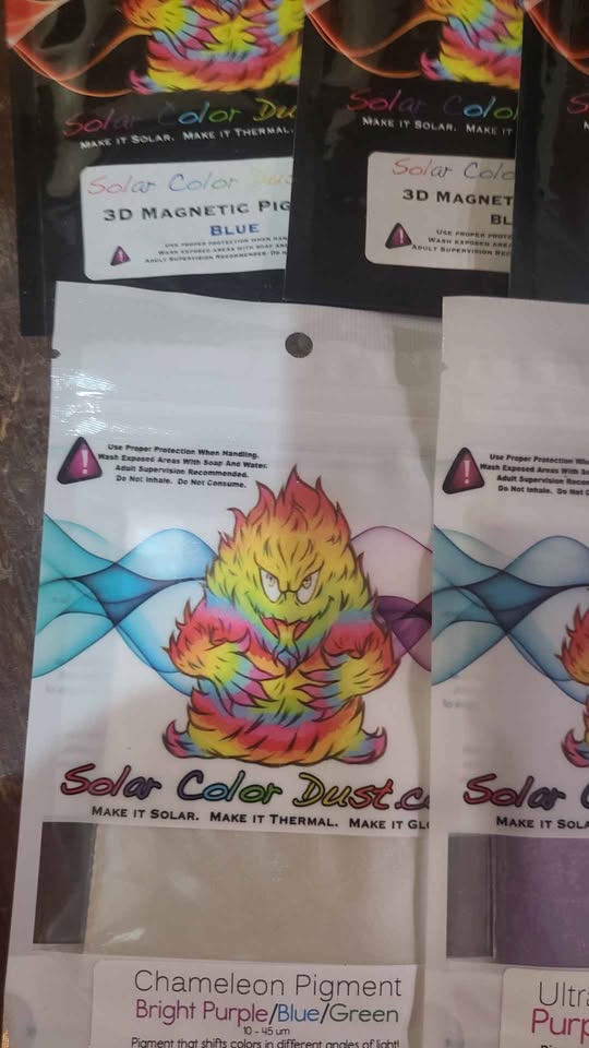 Solar color dust - $10 each or $70 for this lot