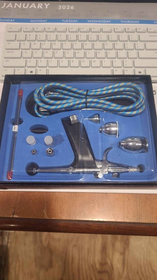 Metal Air Brush Kit New