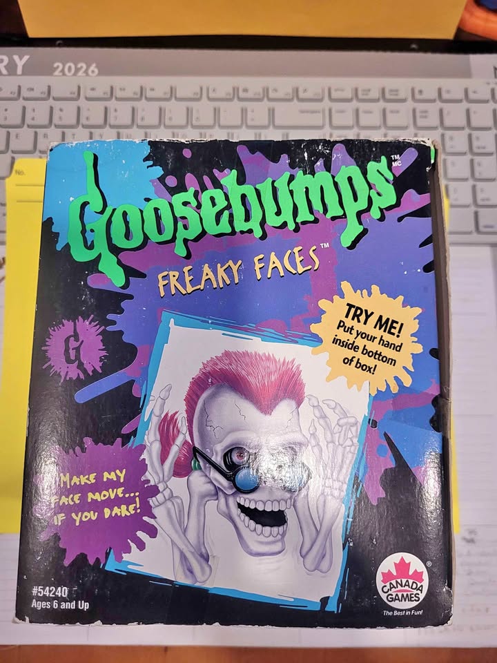 Goosebumps | Freaky Faces | In Original Box w/ Tape