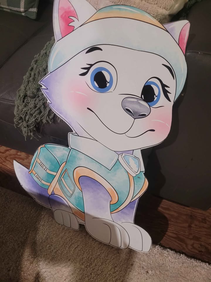 12 Paw Patrol and Peppa pig Aluminum CNC cut outs