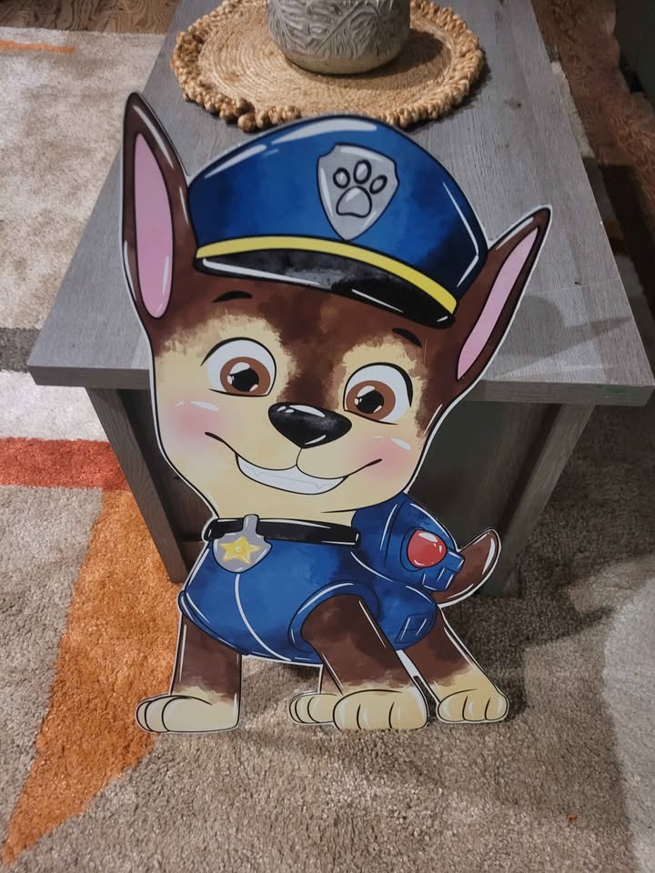 12 Paw Patrol and Peppa pig Aluminum CNC cut outs